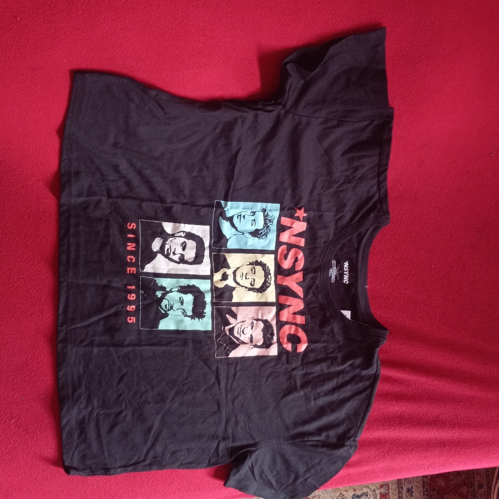 Old navy NSYNS  Half Shirt sz XL